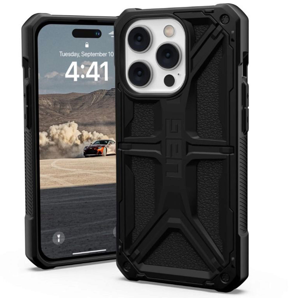Maska za Apple iPhone 14 Pro, Urban Armor Gear, Monarch, Crna