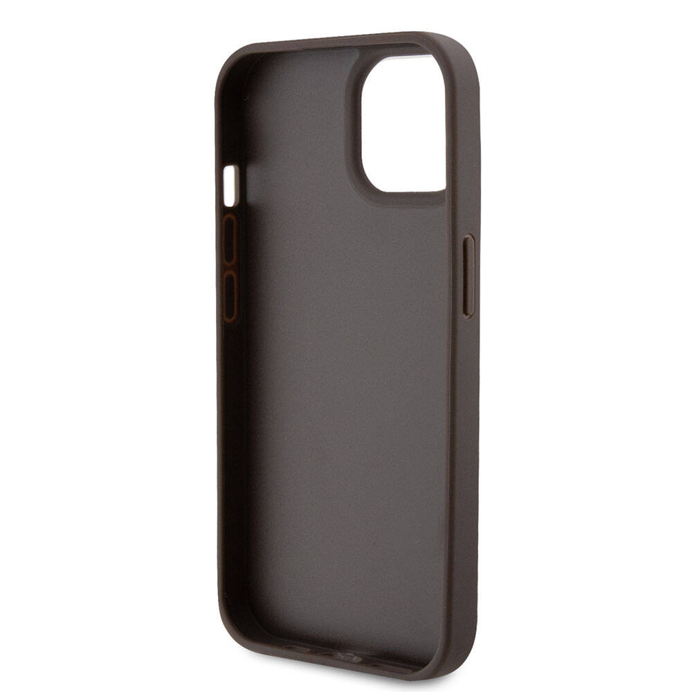 Futrola za Apple iPhone 15, Guess, Crossbody 4G Metal Logo, Smeđa