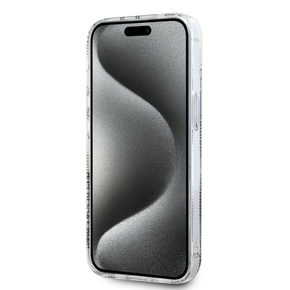 Futrola za Apple iPhone 15, Karl Lagerfeld, IML Electroplated Choupette Head, Prozirna