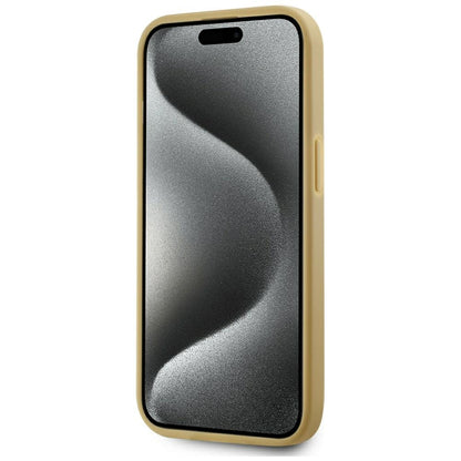 Futrola za Apple iPhone 15, Karl Lagerfeld, Metal Signature, Zlatna