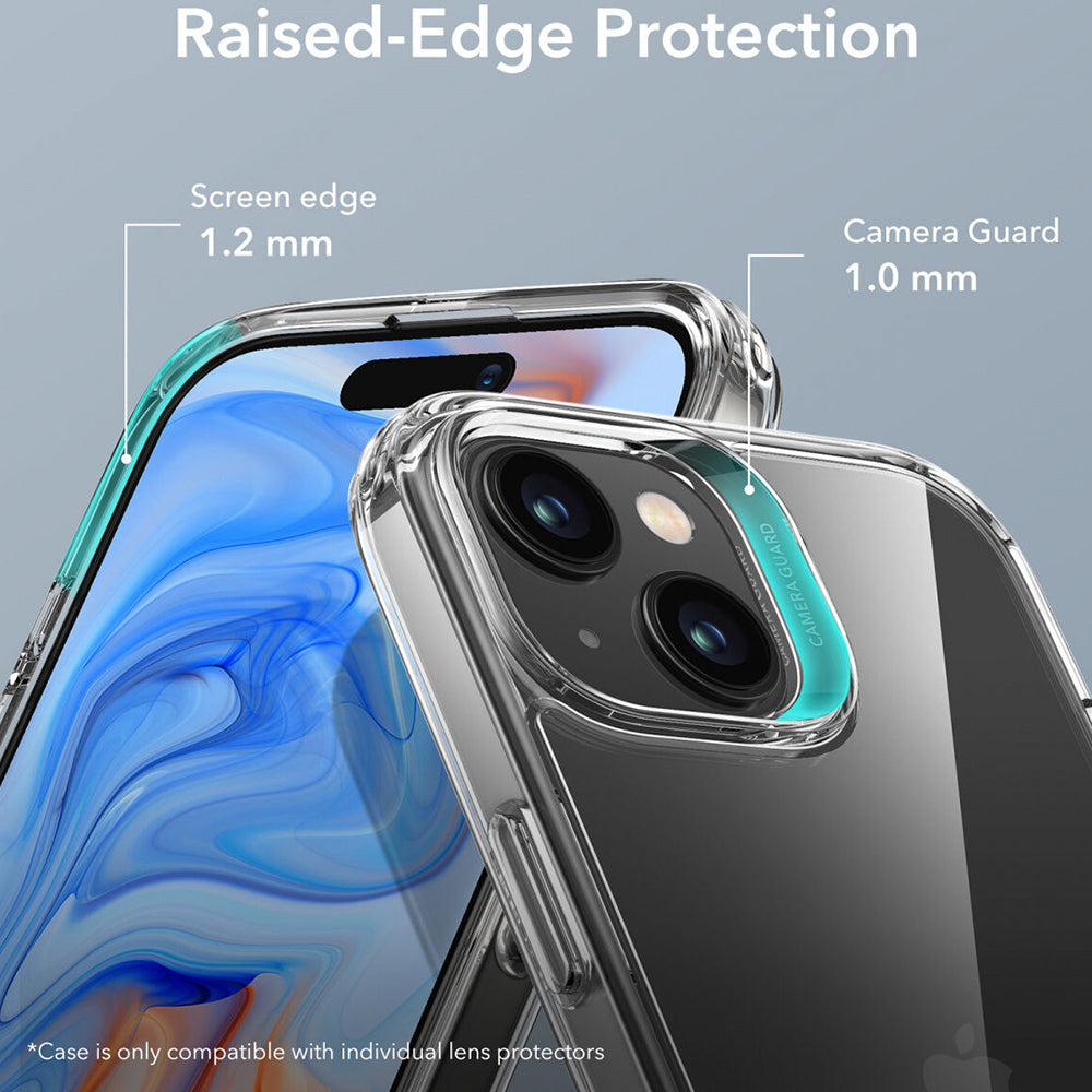 Futrola za Apple iPhone 15 Plus, ESR, Air Shield Boost Kickstand, Prozirna