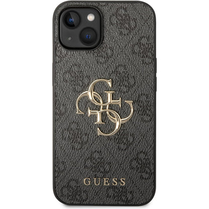 Futrola za Apple iPhone 15 Plus, Guess, 4G Big Logo, Siva