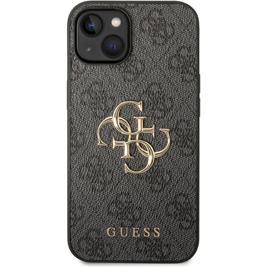 Futrola za Apple iPhone 15 Plus, Guess, 4G Big Logo, Siva