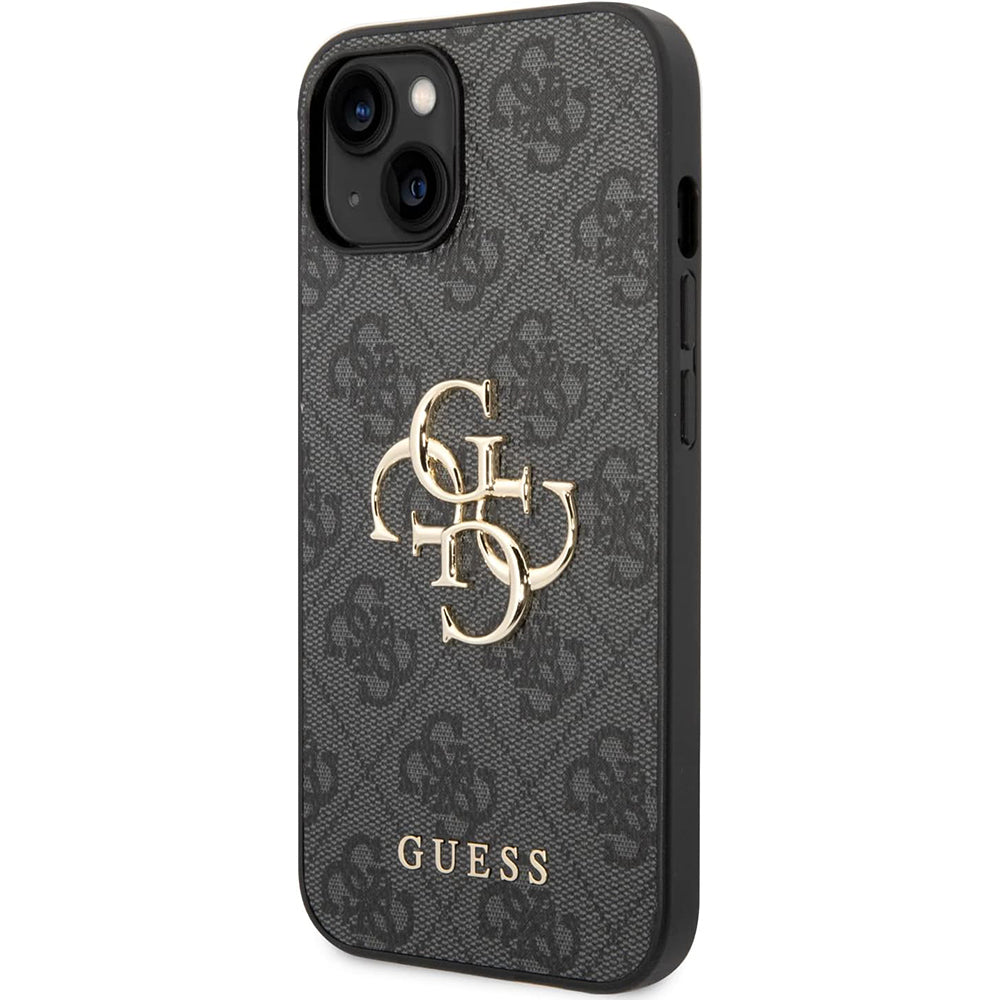 Futrola za Apple iPhone 15 Plus, Guess, 4G Big Logo, Siva