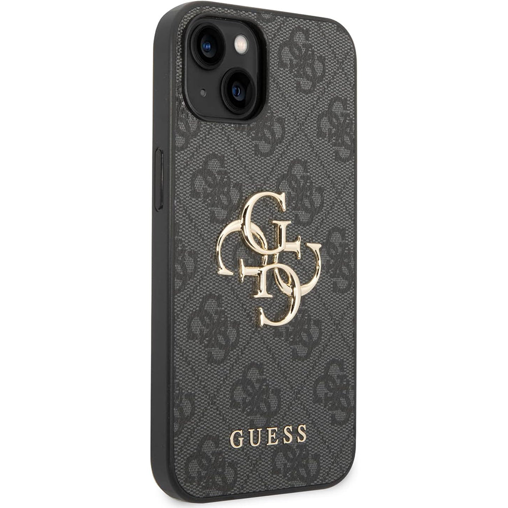 Futrola za Apple iPhone 15 Plus, Guess, 4G Big Logo, Siva