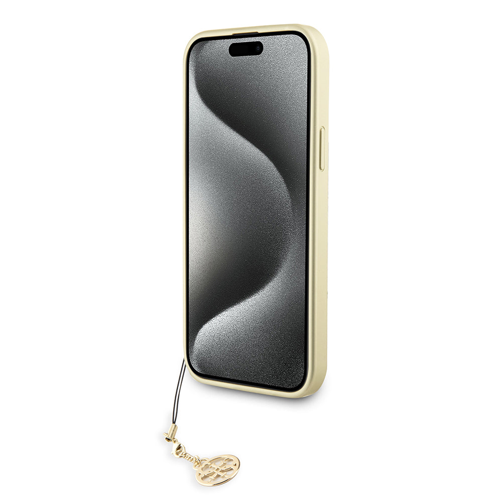 Futrola za Apple iPhone 15 Plus, Guess, 4G Charm, Siva