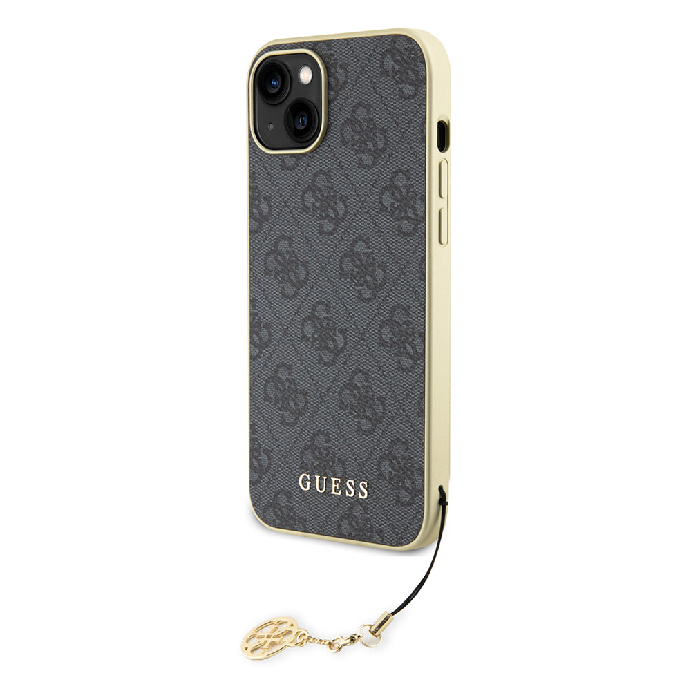 Futrola za Apple iPhone 15 Plus, Guess, 4G Charm, Siva
