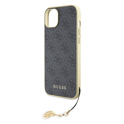 Futrola za Apple iPhone 15 Plus, Guess, 4G Charm, Siva
