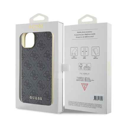 Futrola za Apple iPhone 15 Plus, Guess, 4G Charm, Siva