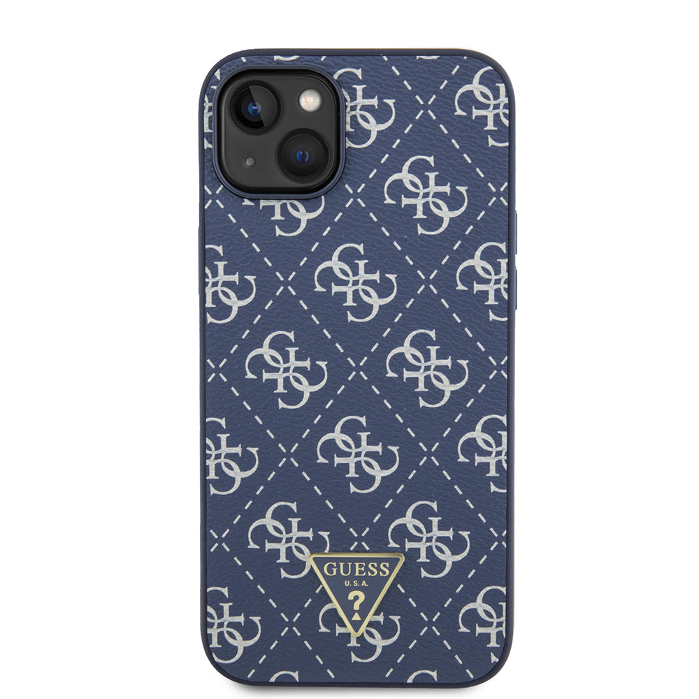 Futrola za Apple iPhone 15 Plus, Guess, 4G Triangle Logo, Plava