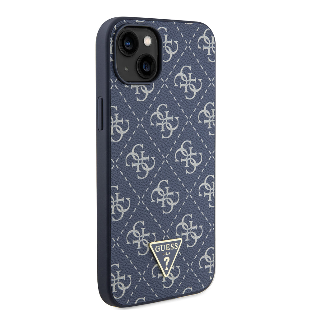 Futrola za Apple iPhone 15 Plus, Guess, 4G Triangle Logo, Plava