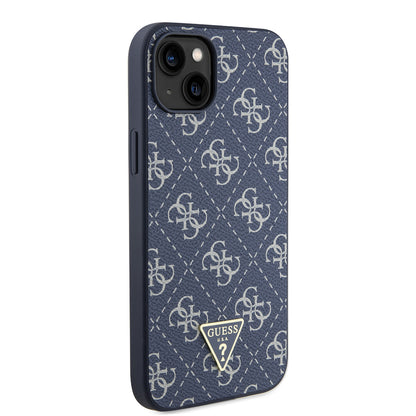 Futrola za Apple iPhone 15 Plus, Guess, 4G Triangle Logo, Plava