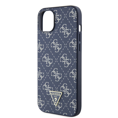 Futrola za Apple iPhone 15 Plus, Guess, 4G Triangle Logo, Plava