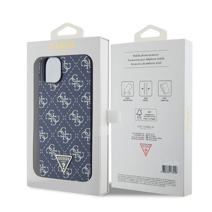 Futrola za Apple iPhone 15 Plus, Guess, 4G Triangle Logo, Plava