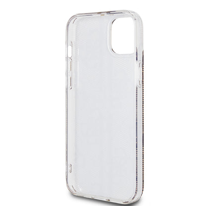 Futrola za Apple iPhone 15 Plus, Guess, IML 4G Gold Stripe, Smeđa