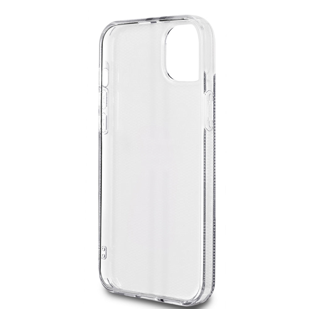 Futrola za Apple iPhone 15 Plus, Guess, IML 4G Gold Stripe, Crna