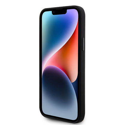 Futrola za Apple iPhone 15 Plus, Karl Lagerfeld, Silicone Choupette Metal, Crna