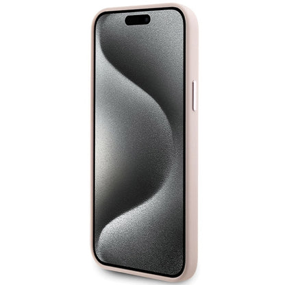 Futrola za Apple iPhone 15 Plus, Karl Lagerfeld, Silicone Choupette Metal, Roza
