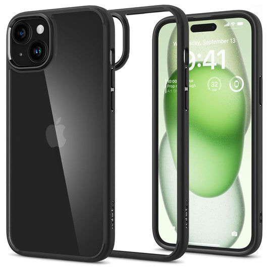 Futrola za Apple iPhone 15 Plus, Spigen, Ultra Hybrid, Mat Crna