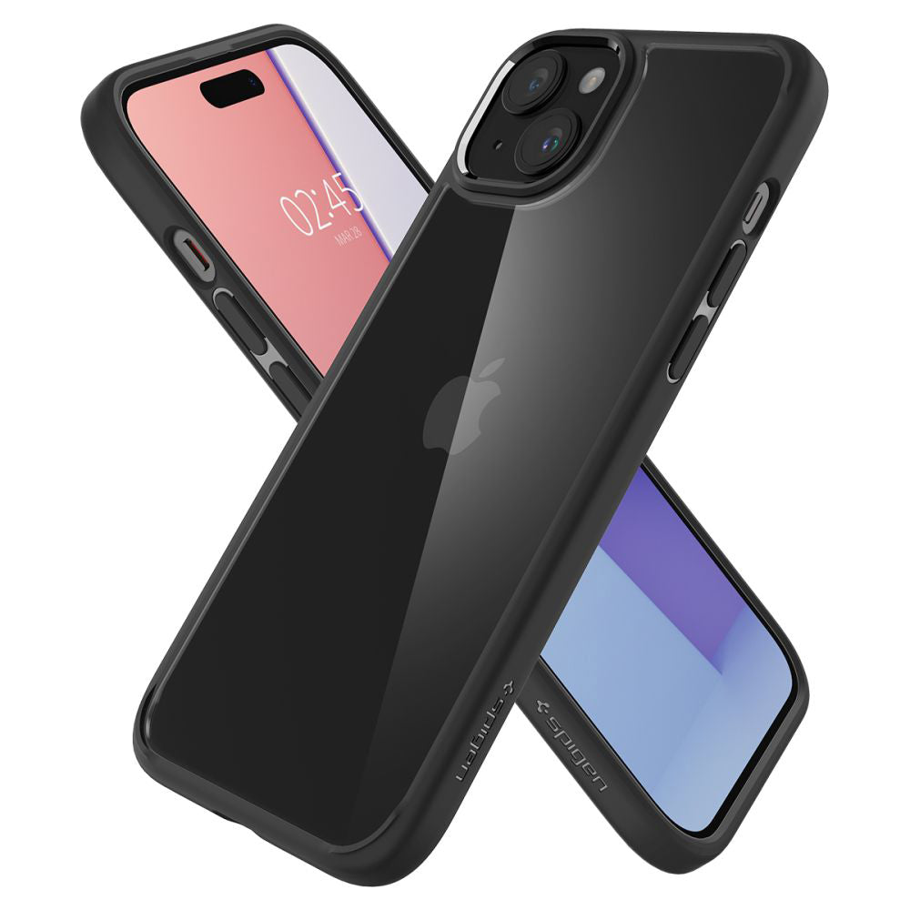Futrola za Apple iPhone 15 Plus, Spigen, Ultra Hybrid, Mat Crna
