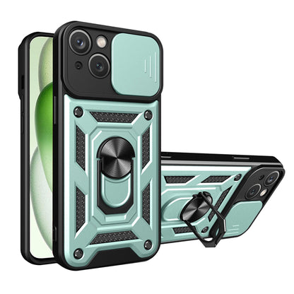 Maska za Apple iPhone 15 Plus, Techsuit, CamShield, Zelena