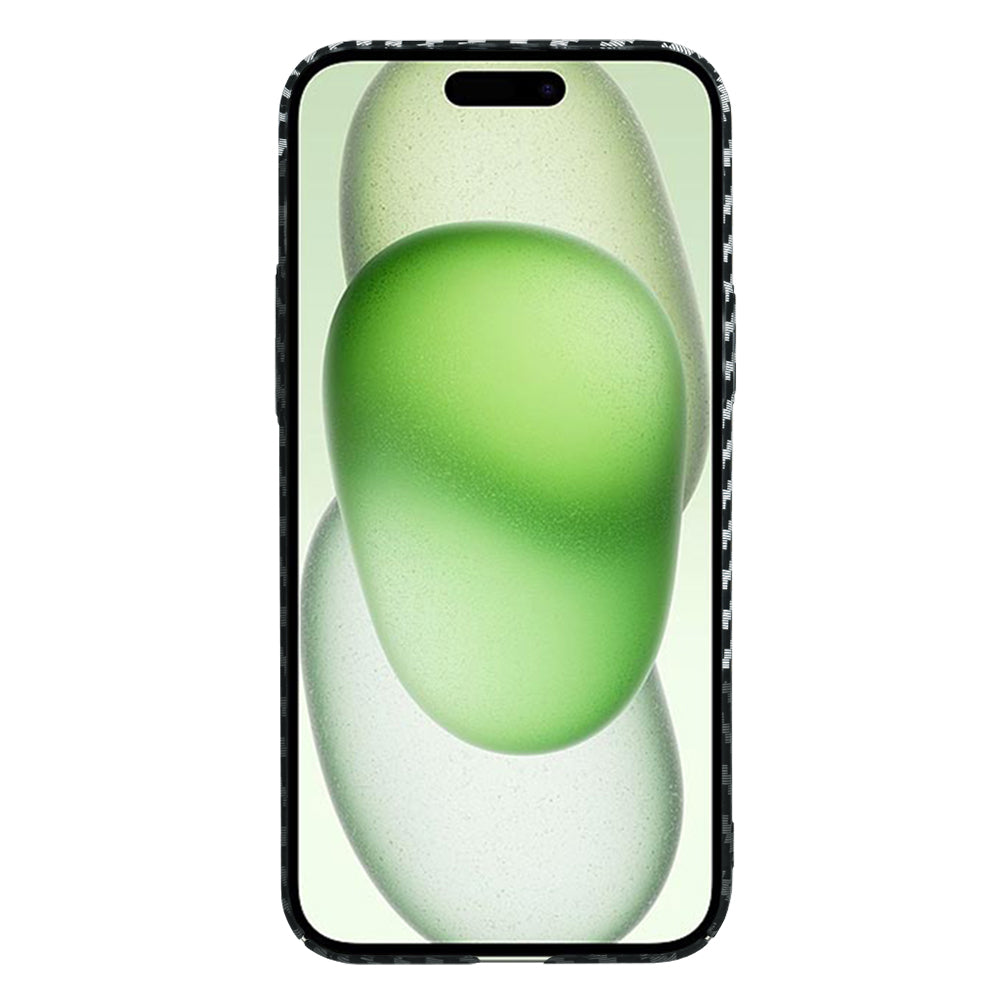 Maska za Apple iPhone 15 Plus, Techsuit, Carbonite FiberShell, Crno Siva