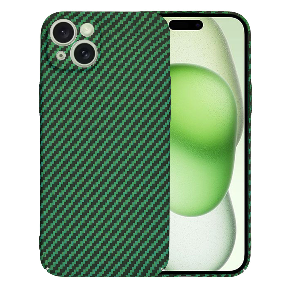 Maska za Apple iPhone 15 Plus, Techsuit, Carbonite FiberShell, Zelena