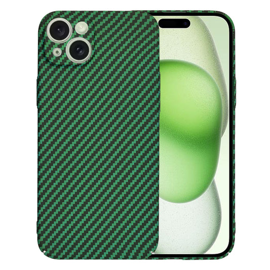 Maska za Apple iPhone 15 Plus, Techsuit, Carbonite FiberShell, Zelena