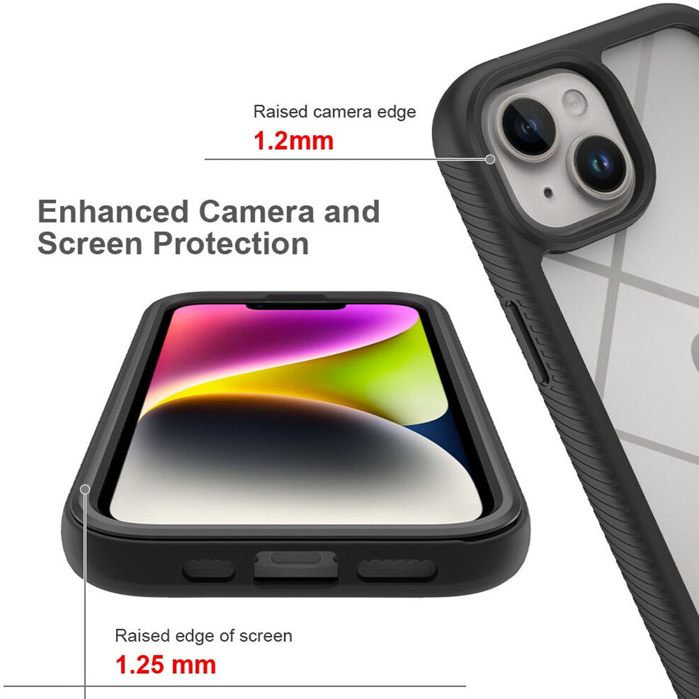Maska za Apple iPhone 15 Plus, Techsuit, Defense360 Pro, Crna