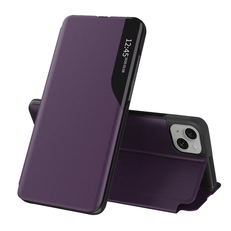 Maska za Apple iPhone 15 Plus, Techsuit, eFold, Ljubičasta