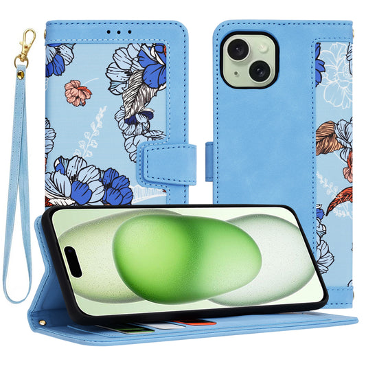 Maska za Apple iPhone 15 Plus, Techsuit, FlipCraft, Plava