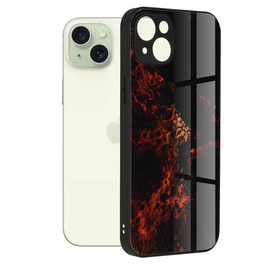 Maska za Apple iPhone 15 Plus, Techsuit, Glaze, Crvena