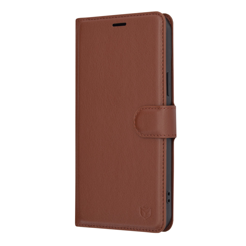 Futrola za Apple iPhone 15 Plus, Techsuit, Leather Folio, Smeđa