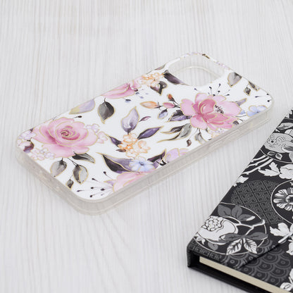 Maska za Apple iPhone 15 Plus, Techsuit, Mramor, Bijela
