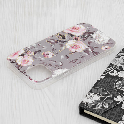 Maska za Apple iPhone 15 Plus, Techsuit, Marble, Siva