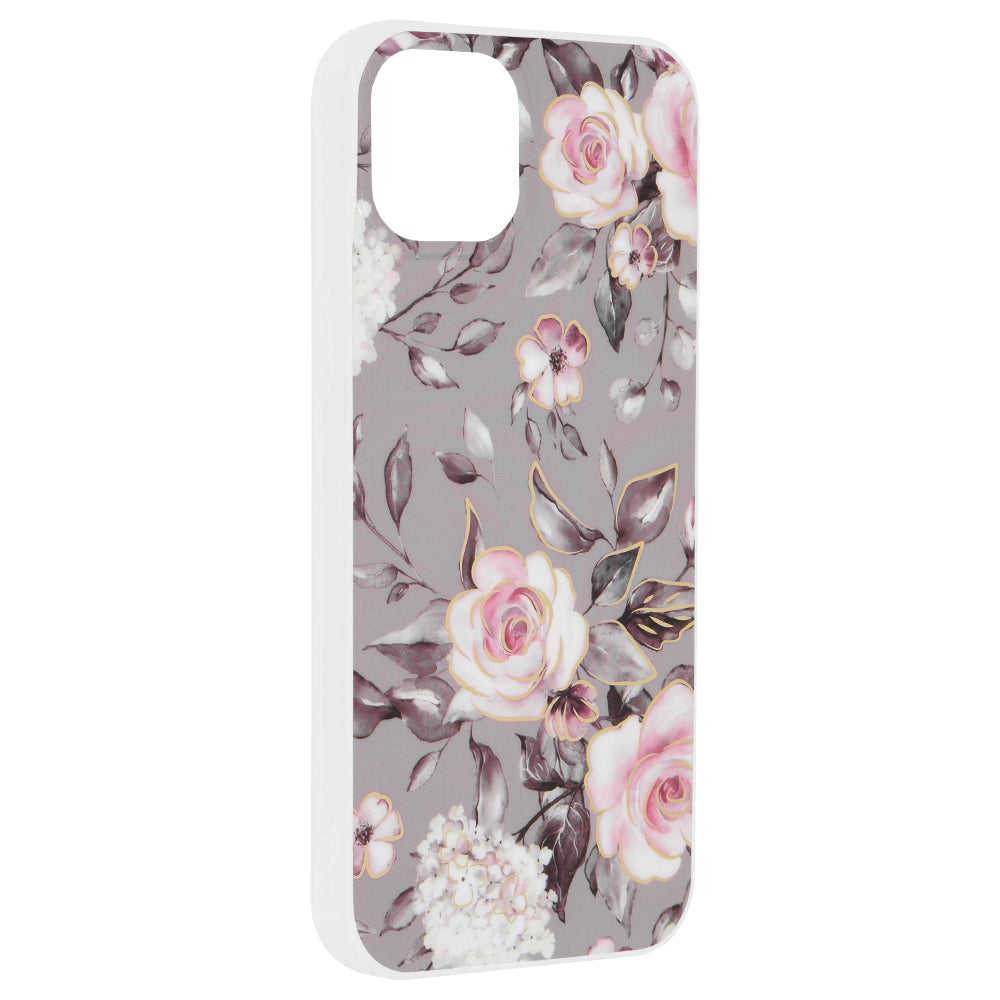 Maska za Apple iPhone 15 Plus, Techsuit, Marble, Siva