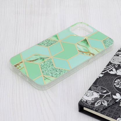 Maska za Apple iPhone 15 Plus, Techsuit, Marble, Zelena