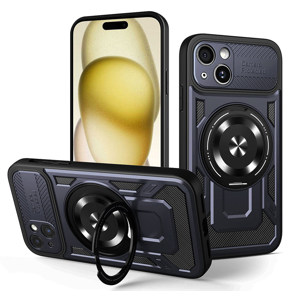 Maska za Apple iPhone 15 Plus, Techsuit, RuggedCam, Plava