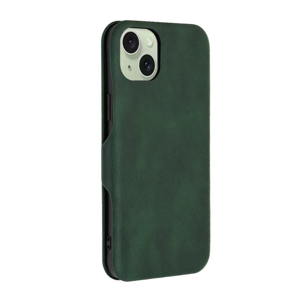 Maska za Apple iPhone 15 Plus, Techsuit, Safe Wallet Plus, Zelena