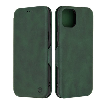 Maska za Apple iPhone 15 Plus, Techsuit, Safe Wallet Plus, Zelena