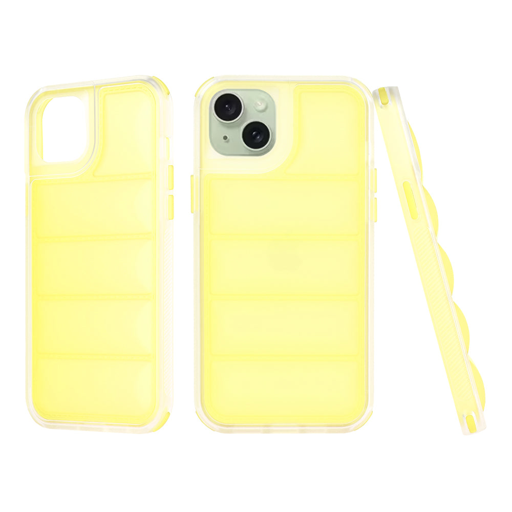 Maska za Apple iPhone 15 Plus, Techsuit, Wave Shield, Žuta