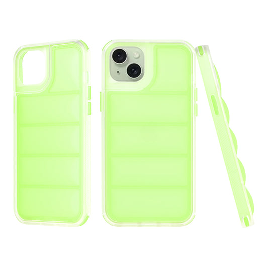 Maska za Apple iPhone 15 Plus, Techsuit, Wave Shield, Zelena