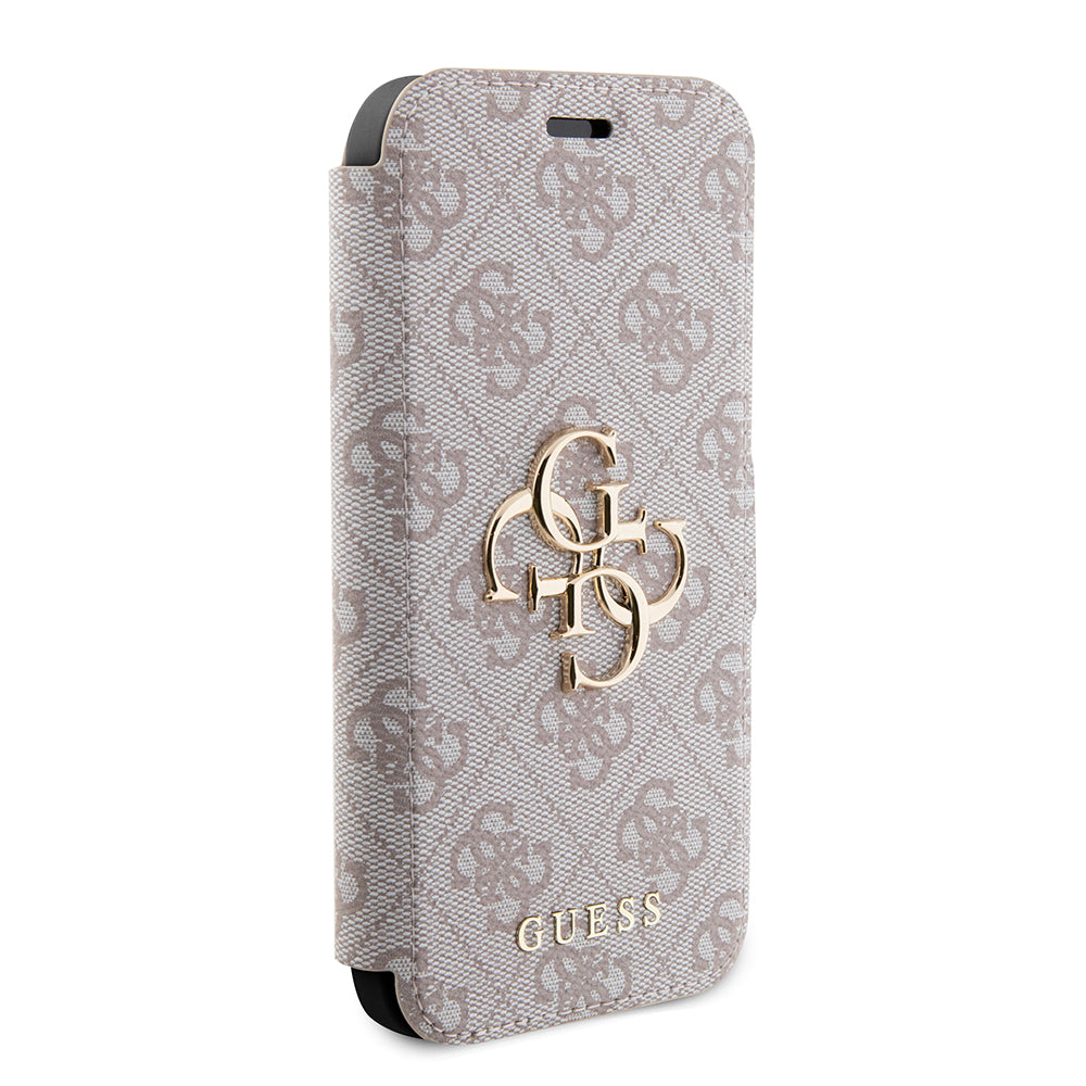 Futrola za Apple iPhone 15 Pro, Guess, 4G Book, Roza