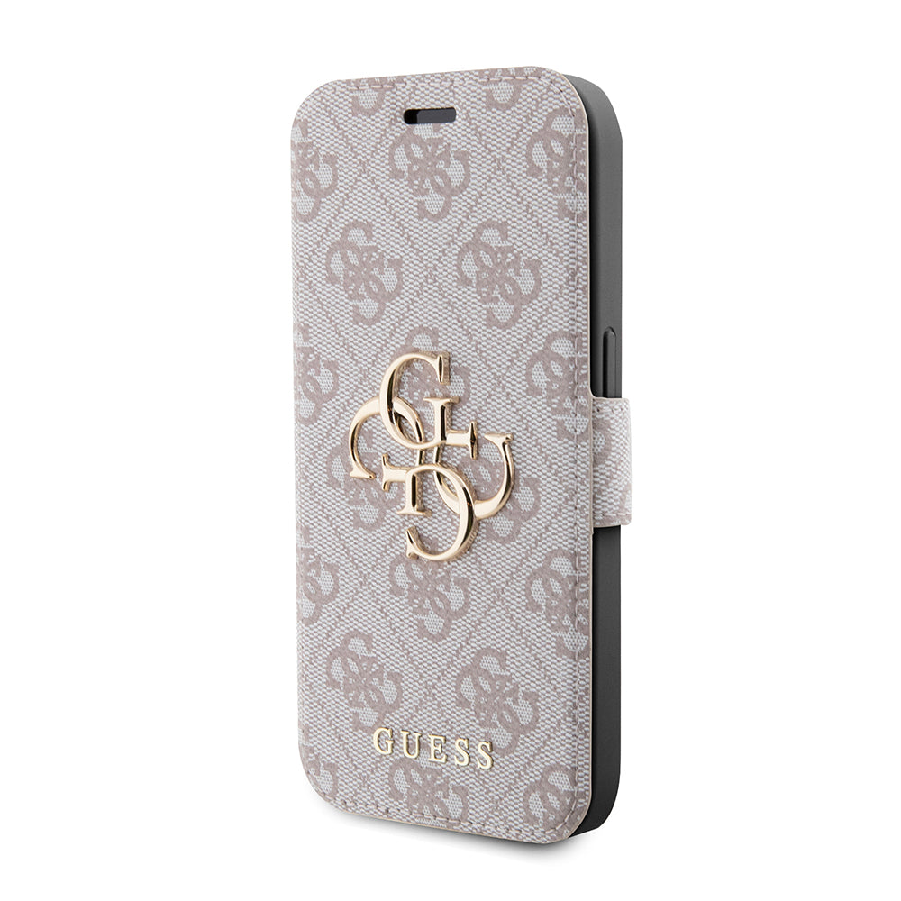 Futrola za Apple iPhone 15 Pro, Guess, 4G Book, Roza