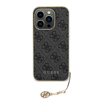 Futrola za Apple iPhone 15 Pro, Guess, 4G Charm, Siva