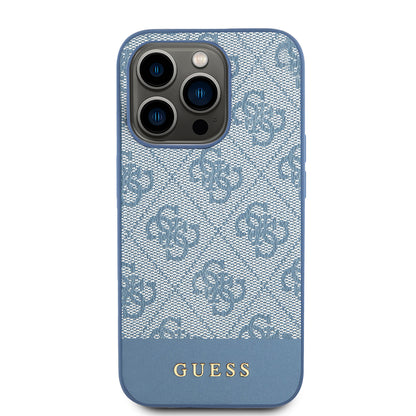 Futrola za Apple iPhone 15 Pro, Guess, 4G Stripe, Plava
