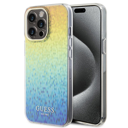 Futrola za Apple iPhone 15 Pro, Guess, IML Faceted Mirror Disco Iridescent, Višebojna