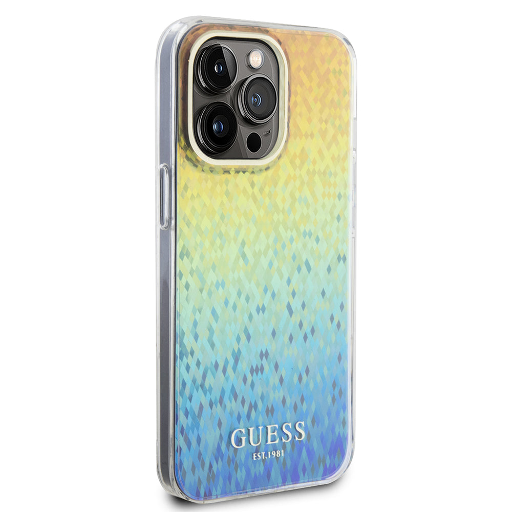 Futrola za Apple iPhone 15 Pro, Guess, IML Faceted Mirror Disco Iridescent, Višebojna
