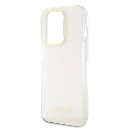 Futrola za Apple iPhone 15 Pro, Guess, IML Faceted Mirror Disco Iridescent, Roza