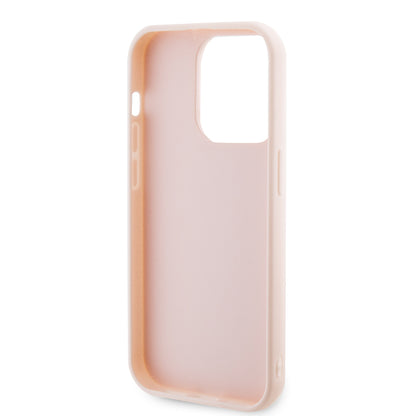 Futrola za Apple iPhone 15 Pro, Karl Lagerfeld, 3D Rubber Glitter Logo Karl, Roza